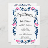 Elegant Vrijgezellenfeest van bladeren en bladeren Kaart (Voorkant / Achterkant)