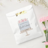 elegant vrijgezellenfeest voor lettertypemonogramm bedankzakje (Gezegeld)