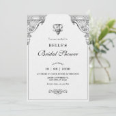 Elegant vrijgezellenfeest voor renaissancearchitec kaart (Staand voorkant)