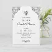 Elegant vrijgezellenfeest voor renaissancearchitec kaart (Staand voorkant)