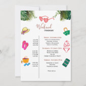 Elegant vrijgezellenfeest & weekendroute kaart (Achterkant)