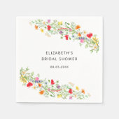 Elegant vrijgezellenfeesten servetten (Voorkant)