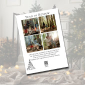 Elegant vrolijk kerstboogjaar in de Review Feestdagenkaart