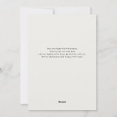 Elegant vrolijk kersthert feestdagenkaart (Achterkant)