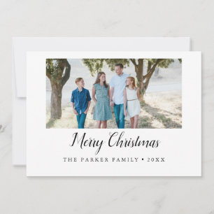 Elegant vrolijk kerstjaar in Review vakantie Kaart