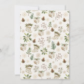 Elegant vrolijk klein zakelijk kerstfeest kaart (Achterkant)