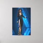 Elegant Vrouw Canvas Afbeelding 105 (Voorkant)