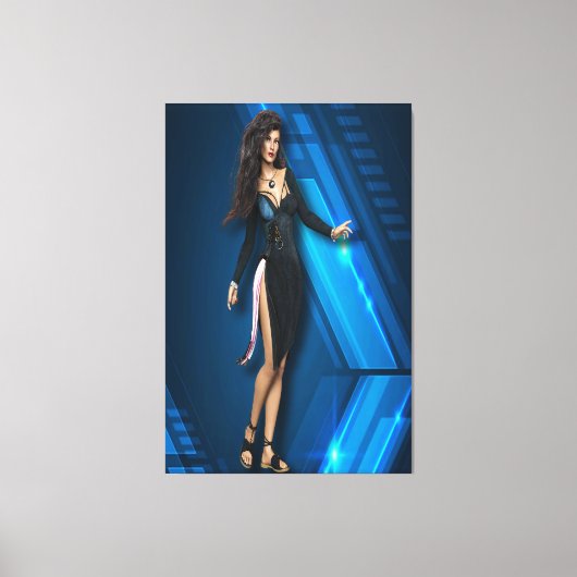 Elegant Vrouw Canvas Afbeelding 105 (Voorkant)