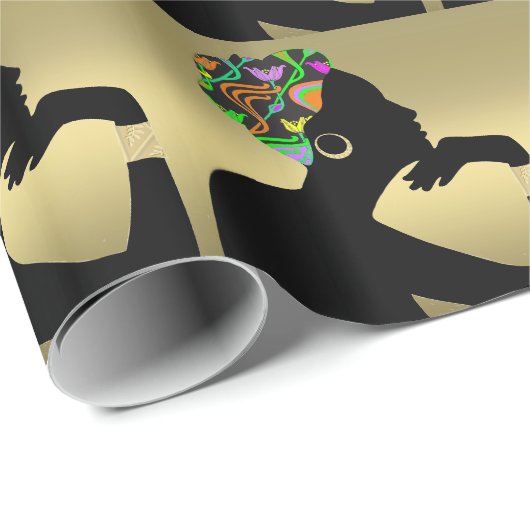 Elegant Vrouw Inpakpapier - SRF (Rol Hoek)