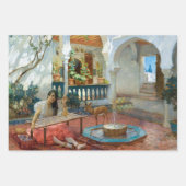 Elegant Vrouw Meisje Decoupage Inpakpapier Vel (Voorkant 3)