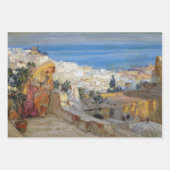 Elegant Vrouw Meisje Decoupage Inpakpapier Vel (Voorkant 2)