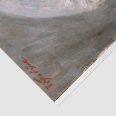 Elegant Vrouw met een zwarte ventilator (Fujishima Tissuepapier (Detail)