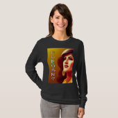 Elegant vrouw met mooie pose t-shirt (Voorkant volledig)