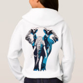 Elegant vrouw-olifant ontwerp - (Achterkant)