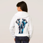 Elegant vrouw-olifant ontwerp - (Achterkant volledig)