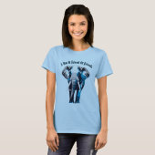 Elegant vrouw-olifant ontwerp - t-shirt (Voorkant volledig)
