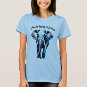 Elegant vrouw-olifant ontwerp - t-shirt