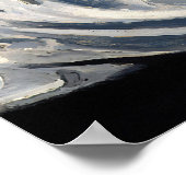 Elegant Vrouw Ontspannen op Sofa  Art Poster (Hoek)