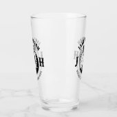 Elegant Vrouwen Golf Monogram Ontwerp Glas (Links)