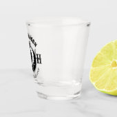 Elegant Vrouwen Golf Monogram Ontwerp Shot Glas (Rechts)