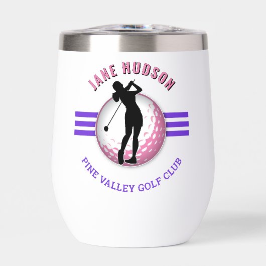Elegant vrouwen golfer ontwerp (Voorkant)