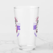 Elegant vrouwen golfer ontwerp glas (Links)