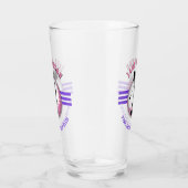 Elegant vrouwen golfer ontwerp glas (Rechts)