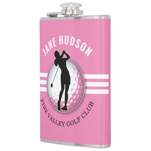 Elegant vrouwen golfer ontwerp heupfles (Links)