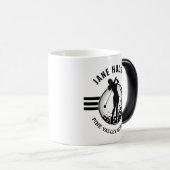 Elegant vrouwen golfer ontwerp magische mok (Voorkant rechts)