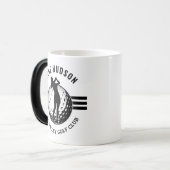 Elegant vrouwen golfer ontwerp magische mok (Voorkant links)