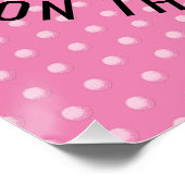 Elegant vrouwen golfer ontwerp perfect poster (Hoek)