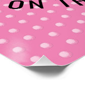 Elegant vrouwen golfer ontwerp perfect poster (Hoek)