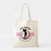 Elegant vrouwen golfer ontwerp tote bag (Achterkant)