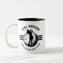 Elegant vrouwen golfer ontwerp