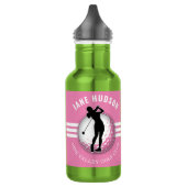 Elegant vrouwen golfer ontwerp waterfles (Links)