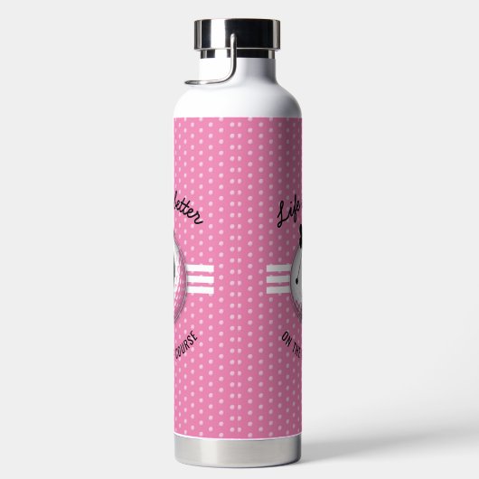 Elegant vrouwen golfer ontwerp waterfles (Rechts)