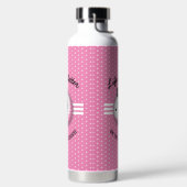 Elegant vrouwen golfer ontwerp waterfles (Links)