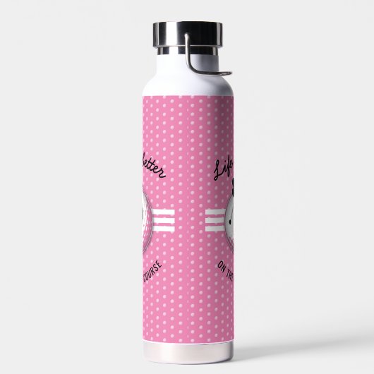 Elegant vrouwen golfer ontwerp waterfles (Links)