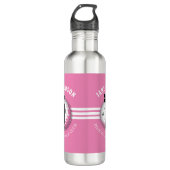 Elegant vrouwen golfer ontwerp waterfles  (Voorkant)