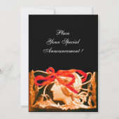 ELEGANT VROUWENBEAUTY JEWEL/LADY, RED BOW, FLOWERS KAART (Achterkant)