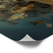 Elegant Vrouwenportret Poster - Hedendaagse Kunst (Hoek)