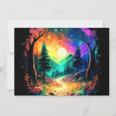 Elegant vuurvliegjes grillig Baby shower Kaart (Achterkant)