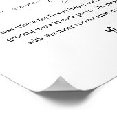 Elegant waar waren ze Vrijgezellenfeest spel teken Poster (Hoek)