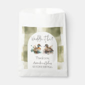 Elegant Waddle It Be Mallard Duck Genderonthulling Bedankzakje (Voorkant)