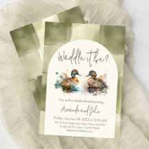 Elegant Waddle It Be Mallard Duck Genderonthulling