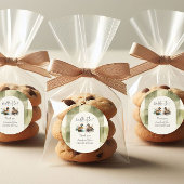 Elegant Waddle It Be Mallard Duck Genderonthulling Ronde Sticker