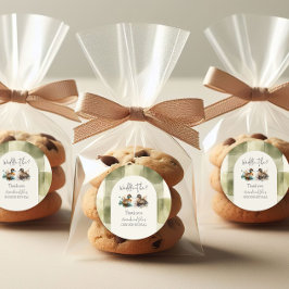 Elegant Waddle It Be Mallard Duck Genderonthulling Ronde Sticker