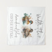 Elegant Waddle It Be Mallard Duck Genderonthulling Wandkleed (Voorkant (horizontaal))