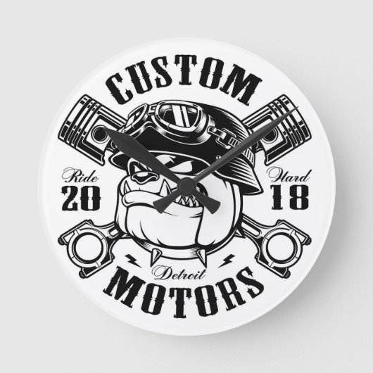 Elegant Wall Clocks for Every Room Ronde Klok (Voorkant)