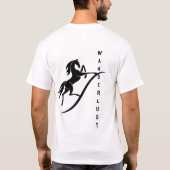 Elegant "Wanderlust" Horse Design T-shirt (Achterkant)